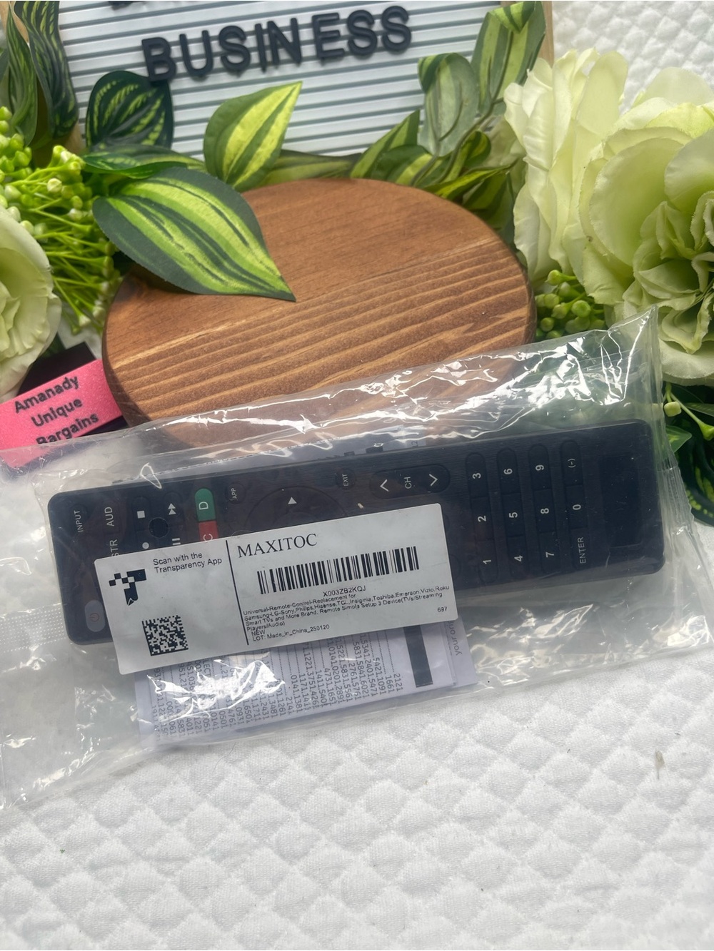 MAXITOC Universal TV Remote Samsung LG Sony Vizio Roku Hisense Toshiba New